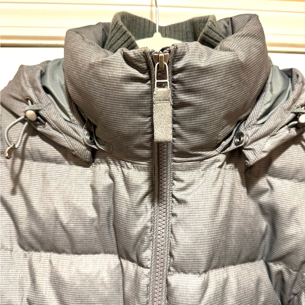 Lands' End Gray Puffer Coat - Picture 3 of 7